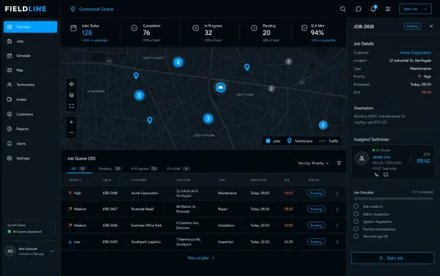 Custom software interface concept by Happy Webs