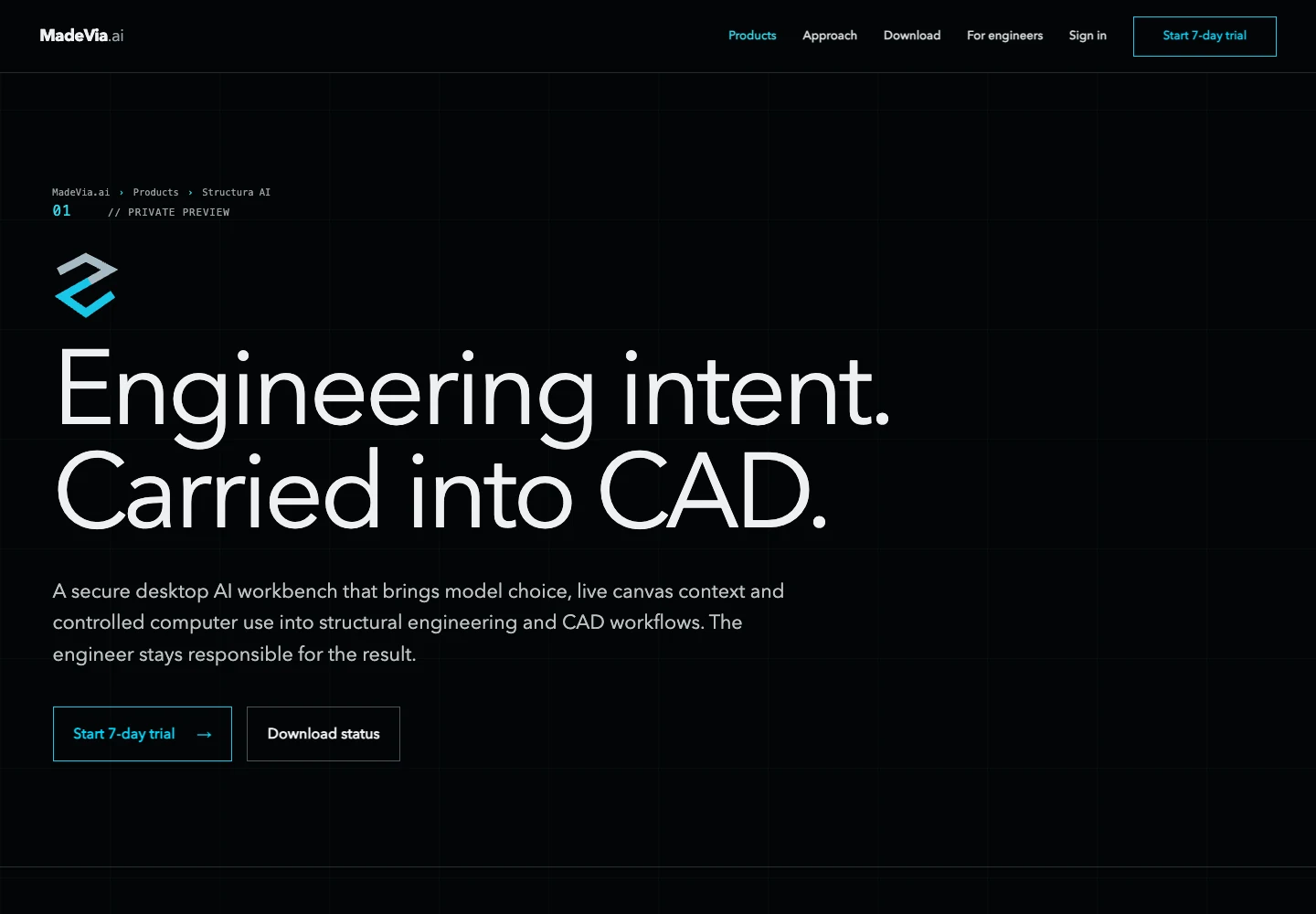 Structura AI project delivered by Happy Webs
