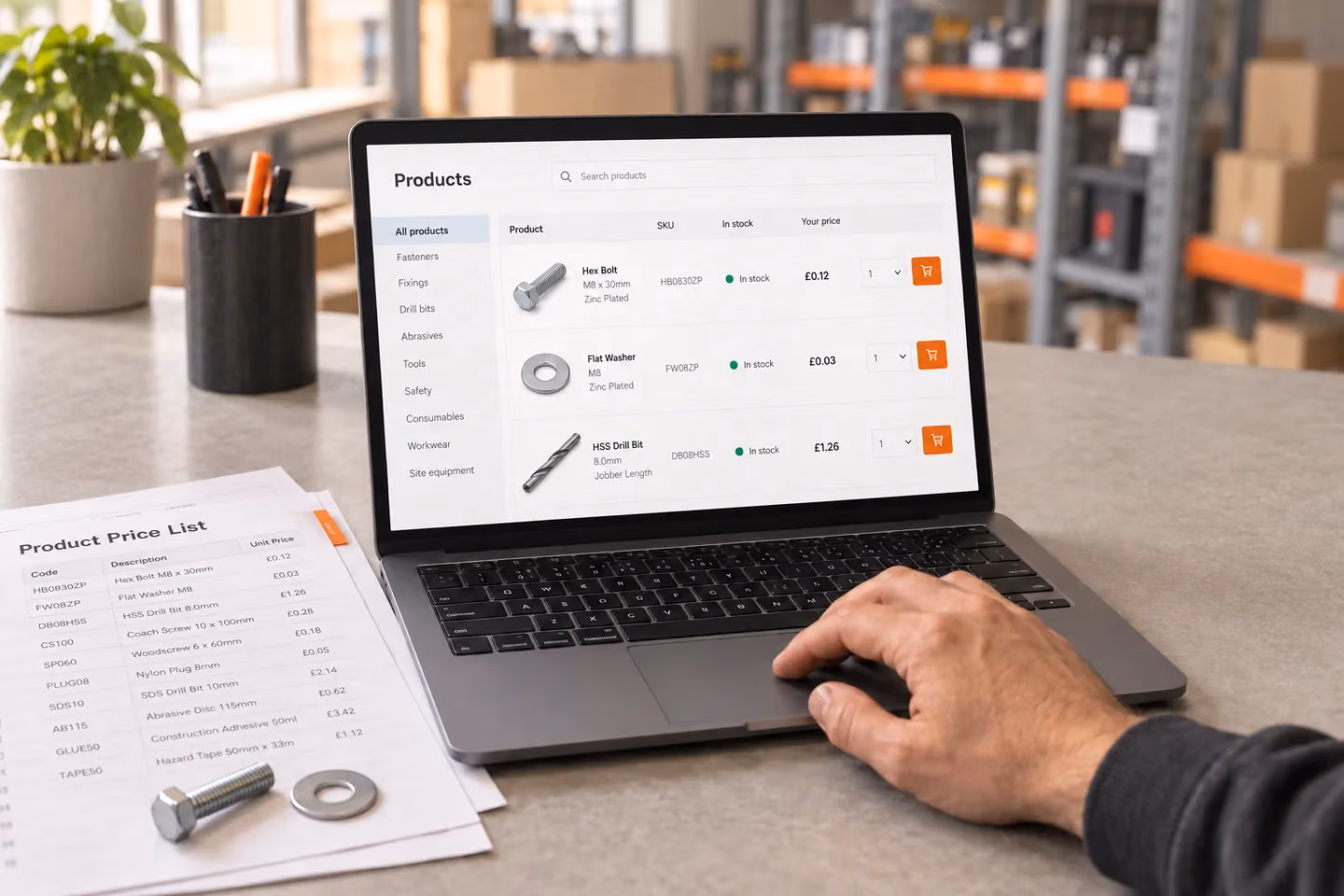 TradeCatalog project built in-house by Happy Webs